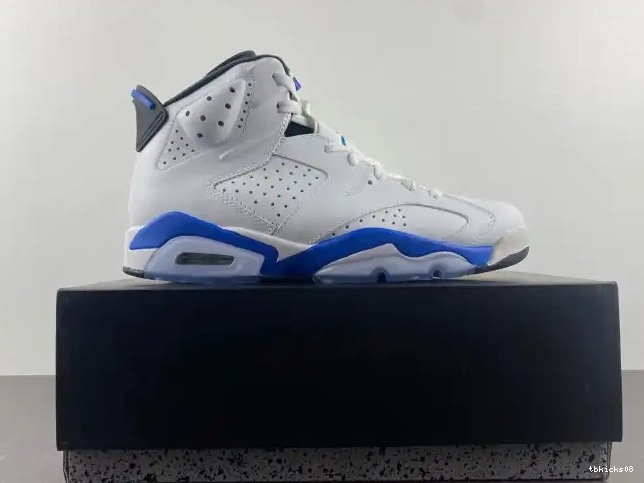 Cheap TBkick 384664-107 Air (2014) Sport Blue Retro Jordan 6 0611